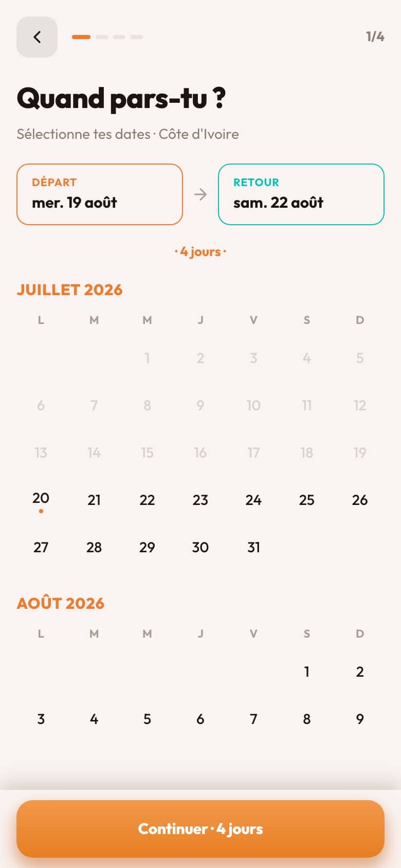 Dites où et quand